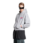 Balenciaga Men's Spring and Autumn Pattern Printed Hooded Regular Fit Zipper Long Sleeve Jacket Stretch Waistband Pants Set Suit #74232