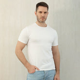 Ermenegildo Zegna Men's Summer Solid Color Cotton Crew Neck Short Sleeve T-Shirt - Breathable & Casual Summer Wear #75691