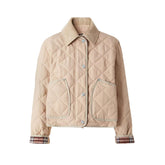 Burberry Women's Fall/Winter Fashion Casual Solid Color Lapel Single Breasted Short Jacket #79197