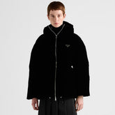 Prada Puffer Velvet Jacket Black #336012