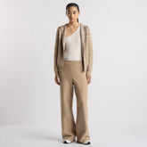 Dior Women's Spring/Autumn Solid Color Double-Sided Knitted Letter Print Zipper Collar Long Sleeve Jacket and Casual Pants Set Suit #77491
