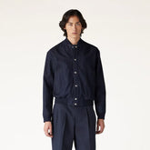 Loro Piana Men's Spring/Fall Solid-Color Cotton-Blend Cashmere Single-Breasted Long-Sleeve Jacket With Baseball Collar Ngvp #2349