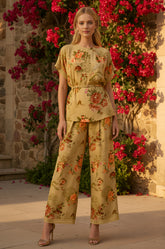 CHARLOTTE Mustard Yellow Co-ord Set
