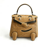 Hermes Kelly Doll Kraft Paper 2H Millennium Doll Top-grain Genuine Imported Alligator Leather Shoulder Crossbody Bag Bags For Other Colours Please Contact Customer Service #195072
