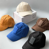Loewe Women's Solid Colour Patch Cap In Corduroy Hat #97376