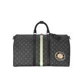 Louis Vuitton Keepall Bandoulière 50 Men's Solid Color Letter Print Removable Adjustable Shoulder Strap Leather And Canvas Handbag Shoulder Bag Bags #77242