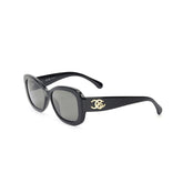 Chanel Men's And Women's Solid Color Simple Fashion Oval Sunglasses Glasses #75468