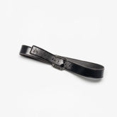 Chanel Women's Fashion Double C Logo Chain Vintage Waxed Leather Belt Accessories Ngvp #9811