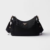 Prada Explore Women's Classic Solid Color Leather Zipper and Flap Pocket Recycled Nylon and Leather Handbag Shoulder Bag Crossbody Bag Bags #78673