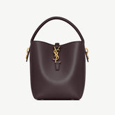 Saint Laurent Women's LE 37 Logo Hook Buckle mini Small Glossy Solid Color Bucket Bag Suede Leather Handbags Casual Bags 7490362R20W9207 #81334