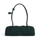 Alaia Le-Teckel Women's Suede Long Handle Handbag Solid Color Zipper Casual Shoulder Bag Bags #84181A