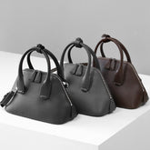 The Row Devon Women's Solid Color Adjustable Shoulder Strap Zipper Closure Calfskin Handbag Shoulder Crossbody Bag Bags #76519