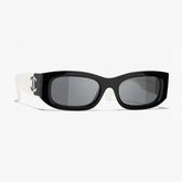 Chanel Men's Women's Logo Irregular Sunglasses Solid Color Glasses Accessories #71923