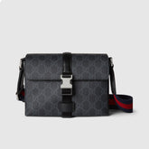 Gucci Men's Adjustable Shoulder Strap Solid Color Letter Print Buckle Closure Single Shoulder Crossbody Bag Bags #77194