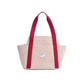 Hermes Unisex Fashion Casual Wool Linen Cotton Color Block Parenting Bag Shoulder Bag Tote Bag Bags #78794