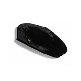 Chanel Velvet Black Beret #21642