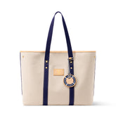 Louis Vuitton New 2026 Summer Collection Women's Escale Tote Bag Beige Waterproof Cotton Sailcloth Large Capacity Colour-blocked Fashionable Casual Beach Bag Bags M28503 #84297A