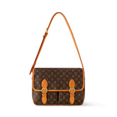 Louis Vuitton Satchel Men's Letter Print Flap Closure Coated Canvas Messenger Bag Shoulder Bags #77599