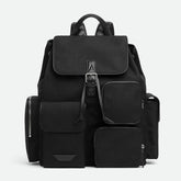 BOTTEGA VENETA Crossroad Multi-Pocket Backpack Leather Label Nylon Shoulder Bag #332330