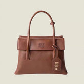 MiuMiu Jang Won-young Leather Double-sided flap Vintage handbag Shoulder bag bags #194095