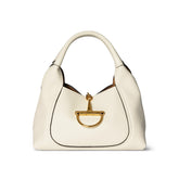 Gucci Softbit Women's Solid Color Horsebit Buckle Leather Tote Shoulder Bag Bags #76194