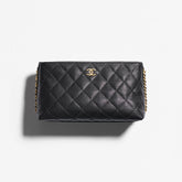 Chanel Women's Fashion Classic Solid Color Chain Zipper Handbag With Diamond Quilting And Embossed Grain Texture Carry All Pouch Makeup Bag Storage Bag Bags AP4700-B20730-94305 #79237