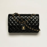 Chanel CF Women's Diamond Logo Sheepskin Shoulder Bag Medium #332608
