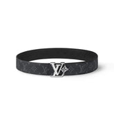 Louis Vuitton Lv Flower Men's Plain Colour Letter Print Metal Logo Buckle Leather Double Sided 40mm Belt #76969