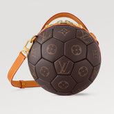 Louis Vuitton Soccer Ball Football Bag Haas Leather Rare Handbag Leather Shoulder Strap Crossbody Bags Artisanal Handbag M13894 #196187