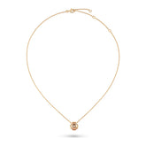 CHANEL Extrait de Camélia Necklace Rose Gold J11660 #389826