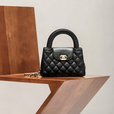 Chanel Women's Fashion Classic Leather Chain Shoulder Strap Handle Gold Label Logo Handbag Crossbody Bag Bags AS4416-B14296-NR651 #78357