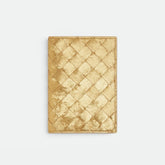 Bottega Veneta 26SS New Woven Folding Style Passport Clip Wallet Bag # 195273