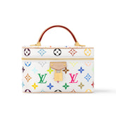 Louis Vuitton Lv X Tm Vanity Chain Pouch Women's Detachable Chain Colorful Printed Zipper Closure Coated Canvas Shoulder Crossbody Handbag Bag Bags #75242