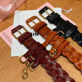 MiuMiu 35mm Cow Leather Woven Belt #389247