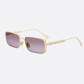 Dior Diorcannage S2u Sunglasses Women's Fashion Temperament Square Gold Silver Frame Elegant Glasses Accessories #81389