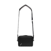 Balenciaga Men's Black Logo Embossed Shoulder Strap Leather Camera Bag Tote Shoulder Crossbody Bags #75668