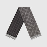 Gucci Jacquard Fringe Women's Men's Knitted Scarf #97262