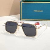 Jacques Marie Mage Decade Collection: Jagger Men's And Women's Aviators Glasses Tinted Square Round Frame Sunglasses Fashion Modern Trend Casual Eyewear Accessories Ngvp #2217