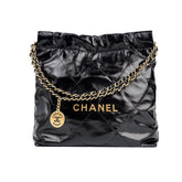 Chanel Large Bags 37 X 45 X 10 X 46 CM Collection Link Large Tote Women's Classic Waxed Leather Tote With Gold And Silver Buckles Leather-woven Chain And Luxurious Chain Strap Bags #196089