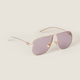 MiuMiu Men's And Women's Fashion Classic Frame Geometric Design Asymmetrical Shape Sunglasses Eyewear Accessories #79192
