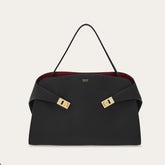 Ferragamo Hug Soft Women's Fashion Classic Leather Two Tone Shoulder Bag Tote Handbag Bag Bags #79436