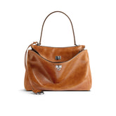 Balenciaga Rodeo Medium Handbag Tan Clutch Crossbody Large Bag Spring Summer Women's Fashion Luxury Leather Bags 7897722ABP72753 #81251