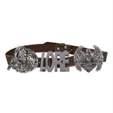 Lore Metal Cow Leather Belt Belt Rokcy With The Same Waist Head Removable Splicing Versatile Modeling Men's Fashion Trend Belt Ngvp #2255