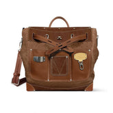 Louis Vuitton Steamer 40 Workwear Handbags Ostrich Skin Pharrell Williams Men's Stylish Brown Shoulder Bag Bags #84298A