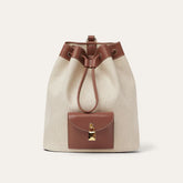 Loro Piana Women's Solid Color Adjustable Shoulder Strap Extra Drawstring Shoulder Bag Bags #76521