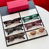 Valentino Women's Men's Sunglasses Multicolor Vintage Metal Iconic Oversized Styled Glasses #72145