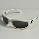 Chanel Men's And Women's Fashion Classic Round Frame Temple Logo Design Sunglasses Eyewear Accessories #79517