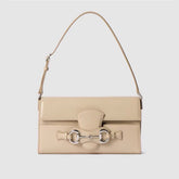 Gucci Primavera Series Clutch/shoulder Bag Horsebit Ristretto A Stylish And Elegant Horsebit-embellished Bag Adjustable Leather Shoulder Strap (18�2 Cm) Bags Bags #196586