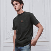 DIOR T-Shirt with Pocket Relaxed Fit Gray Cotton Jersey #378392
