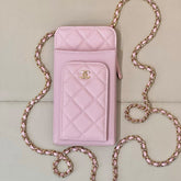 Chanel Women's Fashion Casual Leather Chain Logo Mobile Phone Bag Coin Purse Card Holder Bag Bags #78386